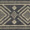 Homeroots 5 x 8 ft. Black & Brown Geometric Indoor & Outdoor Area Rug 396221 - alternate 5